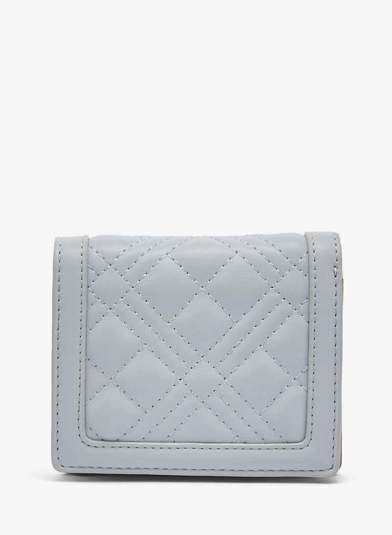 Love Moschino Quilted PU Wallet